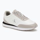 Moteriški batai Calvin Klein YW0YW01942 Retro Runner Lace Up Leather MG bright white/chateau
