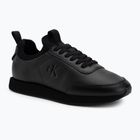 Vyriški batai Calvin Klein YM0YM01362 Retro Runner Sock Laceup Leather triple black