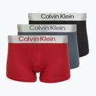 Trumpikės Calvin Klein LV00NB4269 Trunk 3 poros black/adrenaline rush/white/black