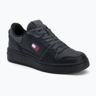 Moterų Tommy Jeans Retro krepšinio sportbačiai black