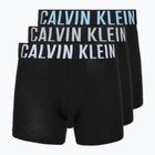 Trumpikės Calvin Klein 000NB3609A Boxer Brief 3 pairs black w/harbor mist logo/black w