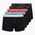 Trumpikės Calvin Klein LV00NB1897 Trunk 5 pairs of black bodies with black/misty grey/purple
