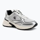 Vyriški batai Calvin Klein YM0YM01402 Hike Runner Laceup Mesh Mix silver/black/marshmallow