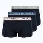 Trumpikės Tommy Hilfiger Trunk WB 3 pairs purple pink/antique silverer/aegean sea