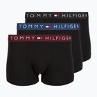 Trumpikės Tommy Hilfiger Trunk WB 3 pairs deep regatta/black/bluee jean