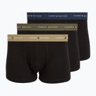Vyriškos trumpikės Tommy Hilfiger Trunk WB 3 pairs army green/wdg blue/ptch blue
