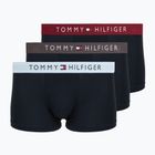 Vyriškos trumpikės Tommy Hilfiger Trunk WB 3 pairs dark ash/brzy blue/rouge