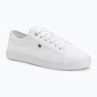Moteriški sportbačiai Tommy Hilfiger Foxing Sneaker Canvas white