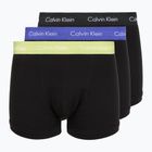 Vyriškos trumpikės Calvin Klein 0000U2662G Trunk 3 pairs black in green bloom wb/black in da