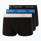 Trumpikės Calvin Klein 0000U2664G Low Rise Trunk 3 pairs black/classic blue/black