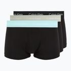 Vyriškos trumpikės Calvin Klein 0000U2664G Low Rise Trunk 3 pairs black in plume wb/ black in misty sag