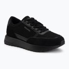 Vyriški batai Calvin Klein HM0HM02215 City Runner Laceup Nylon Recycled Suede triple black
