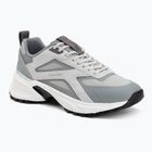 Vyriški batai Calvin Klein HM0HM02220 Hike Runner Stripe Mix Nylon Suede light grey/granite grey