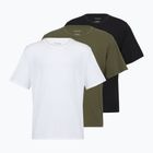 Vyriški marškinėliai Calvin Klein LV00NB4185 Crew Neck black w/ white emb/white w/ black e
