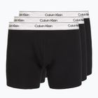 Vyriškos trumpikės Calvin Klein LV00NB4731 Boxer Brief black w/ silver haze wbs