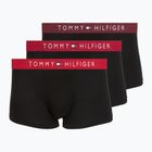 Vyriškos trumpikės Tommy Hilfiger Trunk WB 3 pack medium red/rasp juice/burgundy