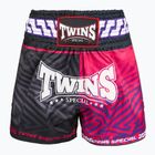 Treniruočių šortai Twins Special Muay Thai Twins Maze brown/pink/blue/white