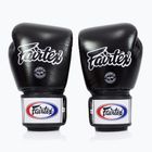 "Fairtex Universal" kvėpuojančios juodos bokso pirštinės