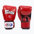 "Fairtex Universal" kvėpuojančios raudonos bokso pirštinės