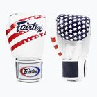 Bokso pirštinės Fairtex Universal "Tight-Fit" Design USA white