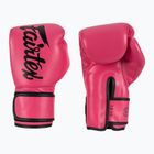Bokso pirštinės Fairtex Microfiber pink/black