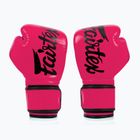 Bokso pirštinės Fairtex Microfiber pink/black