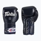 Fairtex stilingos kampuotos bokso pirštinės su užrakintu nykščiu mėlynos spalvos