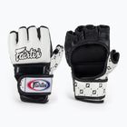 Fairtex Super Sparring graplingo pirštinės baltos/juodos spalvos