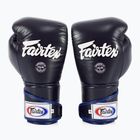 "Fairtex" stilingos kampuotos bokso pirštinės su užrakintu nykščiu mėlynos spalvos