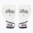 Bokso pirštinės Fairtex Stylish Angular Sparring - Locked Thumb white