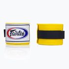 Bokso raiščiai Fairtex Handwraps 300 cm yellow