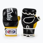 Fairtex Super Sparring Grappling pirštinės juoda/geltona