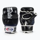 Fairtex Super Sparring Grappling pirštinės juoda/mėlyna
