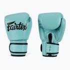 Bokso pirštinės Fairtex Genuine Leather Boxing blue