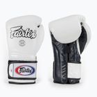 Bokso pirštinės Fairtex Heavy Hitter's Mexican Style white/blue