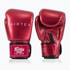 Bokso pirštinės Fairtex Metallic Boxing red