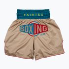 "Fairtex" bokso šortai BT2010 "Vintage" chaki spalvos bokso šortai