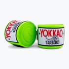 Bokso raiščiai YOKKAO Premium Handwraps 400 cm neon green