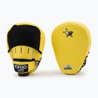 Treniruočių letenos YOKKAO Institution Focus Mitts Close Finger yellow