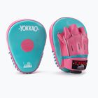 Treniruočių letenos YOKKAO Focus Mitts hot pink/island