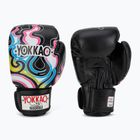 Vyriškos bokso pirštinės YOKKAO Flames black