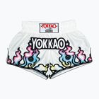 Vyriški treniruočių šortai YOKKAO Flames CarbonFit white