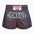 Vyriški treniruočių šortai YOKKAO Lunar Muay Thai iridescent blue grey