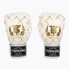 Bokso pirštinės Top King Boxing Chain white/gold