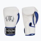 Bokso pirštinės Top King Boxing Reborn white/blue
