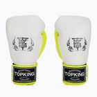 Bokso pirštinės Top King Boxing Reborn white/yellow