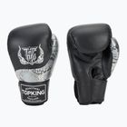 Bokso pirštinės Top King Muay Thai Power Snake black/silver