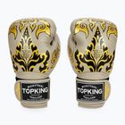 Bokso pirštinės Top King Boxing Kanok beige