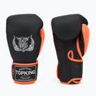 Bokso pirštinės Top King Reborn Boxing Semi Leather white/orange