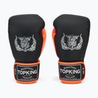 Bokso pirštinės Top King Reborn Boxing Semi Leather white/orange